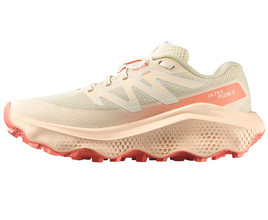 Tênis Salomon Ultra Flow 2 Feminino Almond Milk/Tender Peach/Fusion Coral