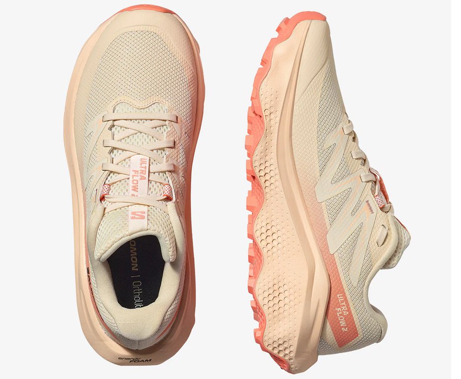 Tênis Ultra Flow 2 Feminino Almond Milk/Tender Peach/Fusion Coral