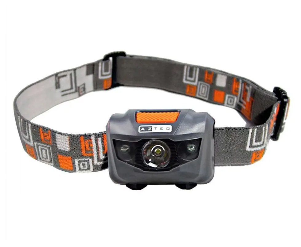 Lanterna de Cabeça 140 Lúmens Azteq Katori até 6h de Autonomia e Luz Vermelha