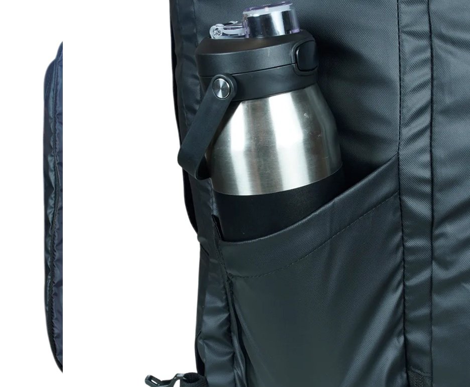 Mochila de Viagem Evoque 40L Laminação PU 600D Poliéster NTK Preto