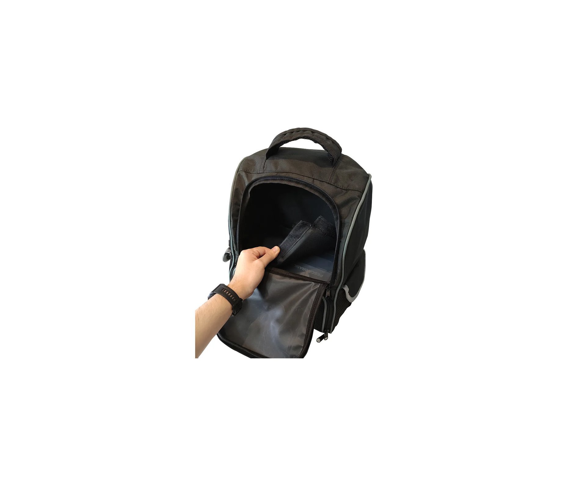 Mochila de pesca Fishing Bag de 30 litros e 3 estojos Pesca Brasil