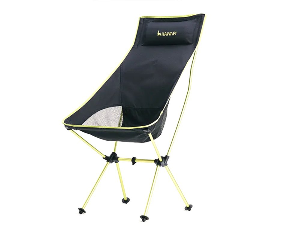 Cadeira Camping Atacama125Kg Aluminio Preto - Hawapi