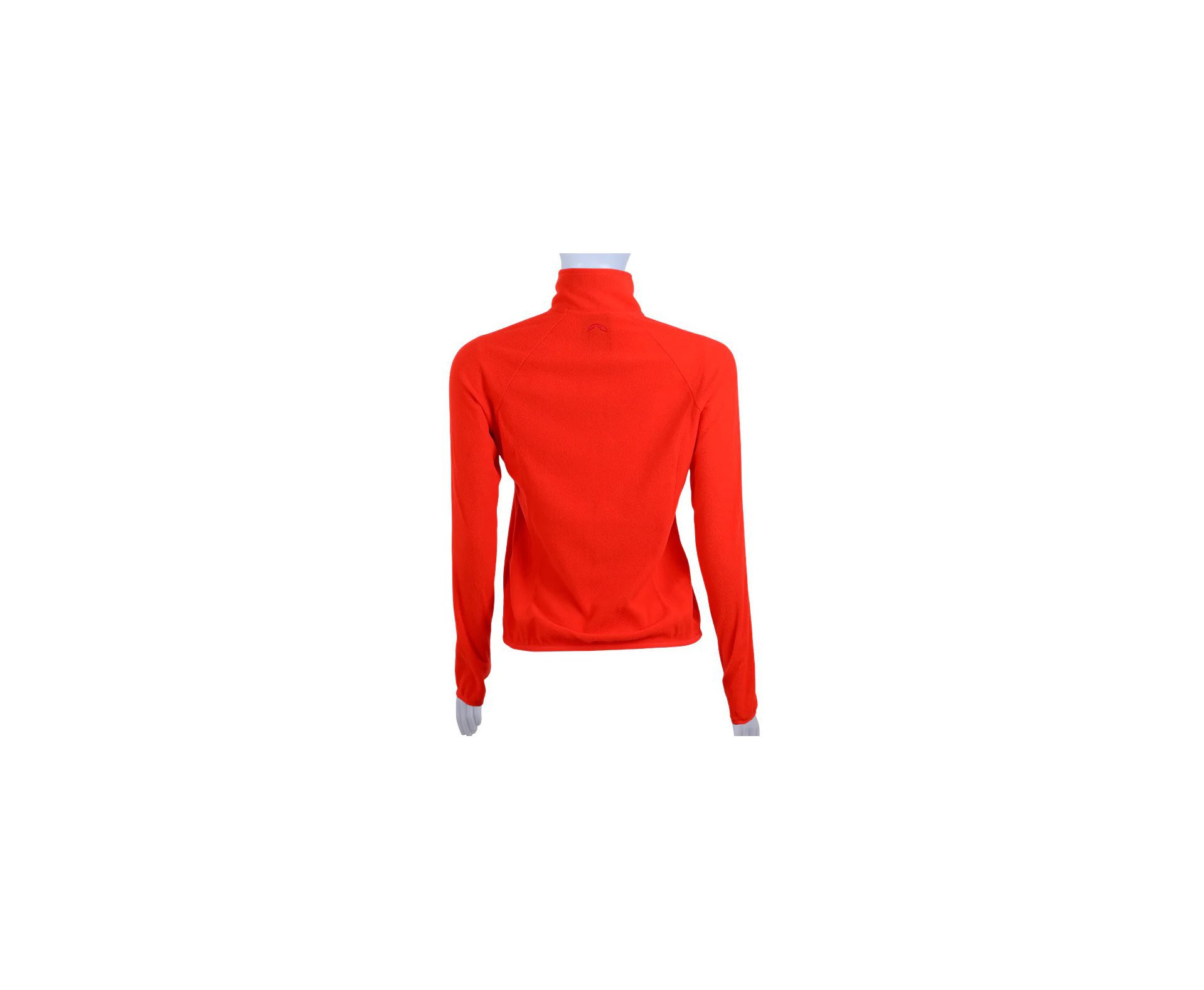Jaqueta Kailash Fleece Chamonix 1/2 Ziper XLite Feminino Laranja Escuro