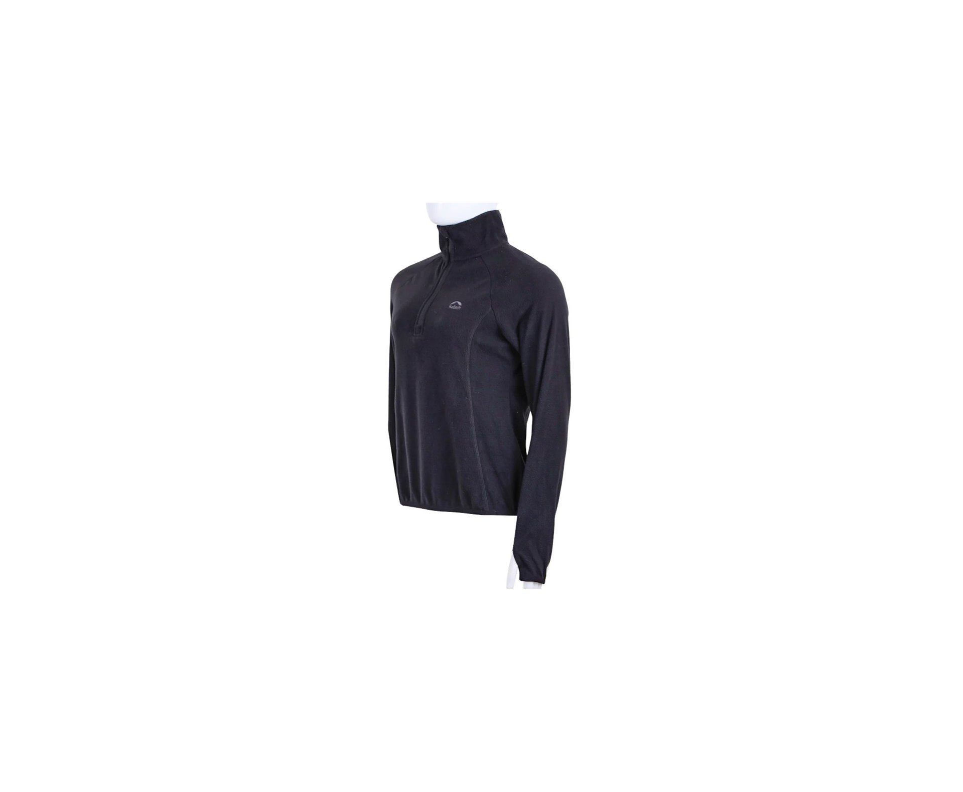 Jaqueta Kailash Fleece Chamonix 1/2 Ziper XLite Feminino Preto