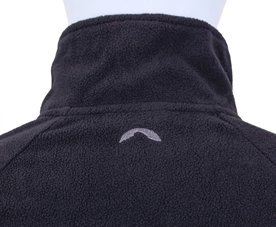 Jaqueta Fleece Kailash Chamonix 1/2 Ziper XLite Masculina Preto
