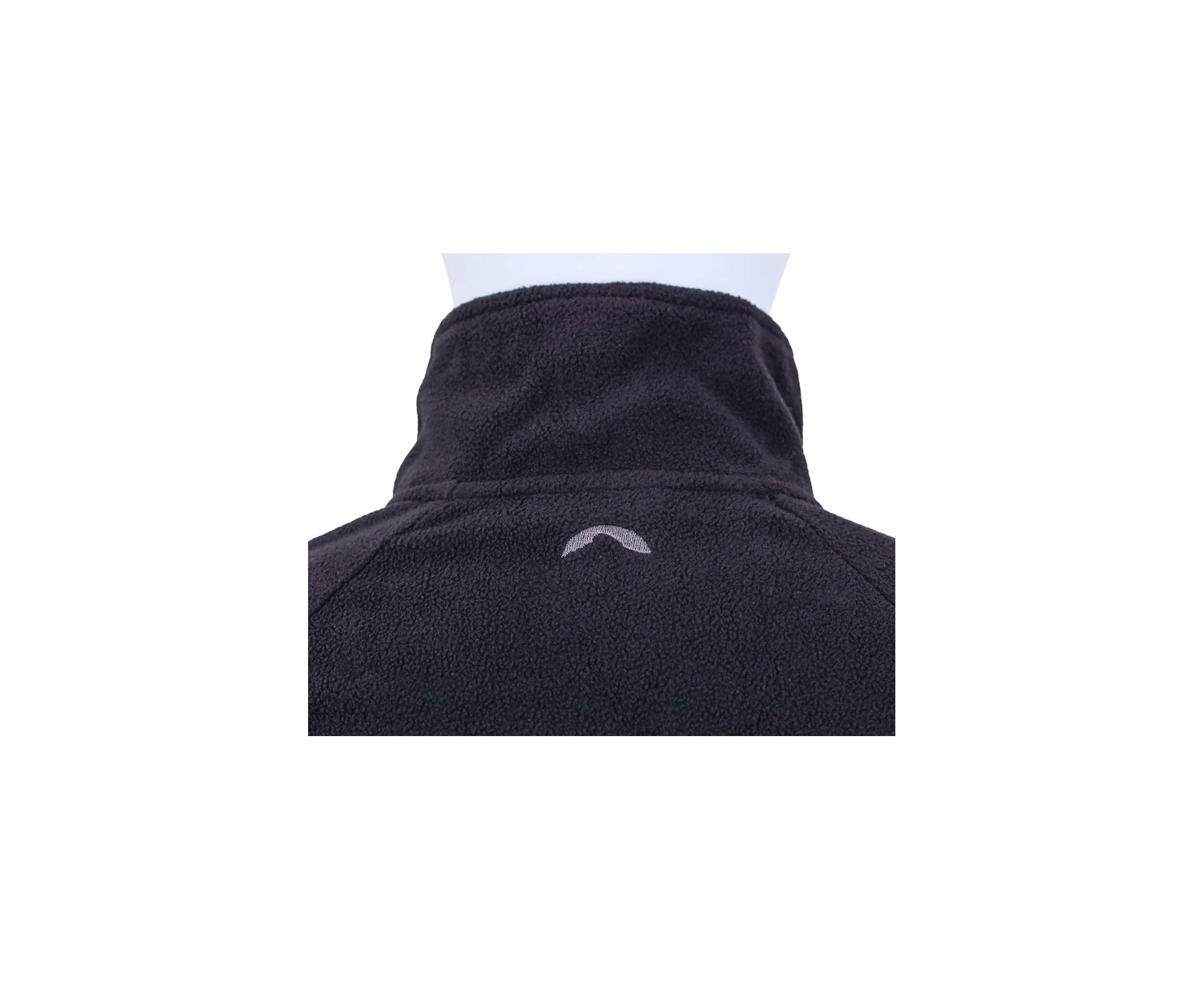 Jaqueta Fleece Kailash Chamonix 1/2 Ziper XLite Masculina Preto