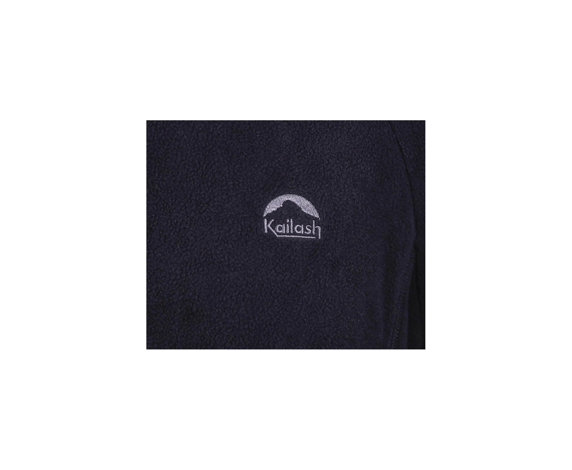 Jaqueta Fleece Kailash Chamonix 1/2 Ziper XLite Masculina Preto