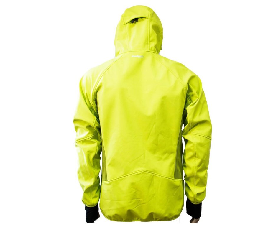 Jaqueta Kailash Softshell com Capuz Aspen Masculina Verde Limão
