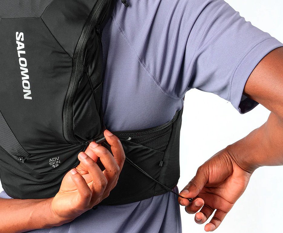 Mochila  de Hidratação Salomon Agile 12 Set Black