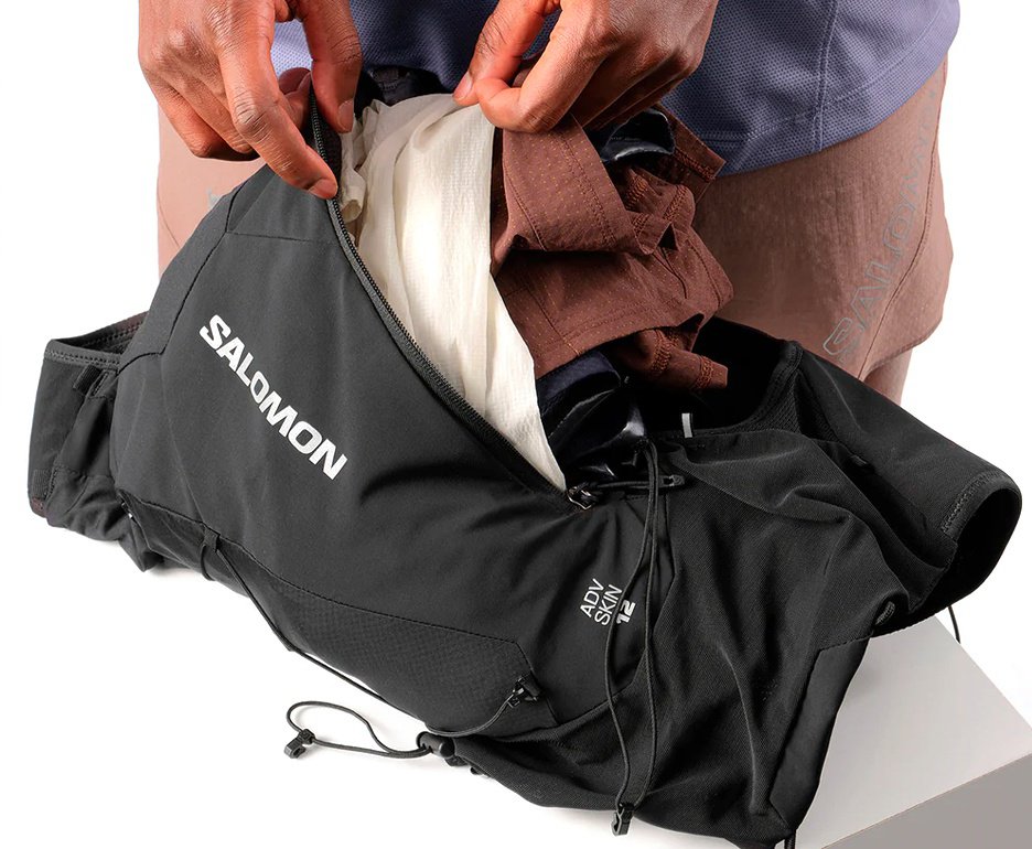 Mochila  de Hidratação Salomon Agile 12 Set Black