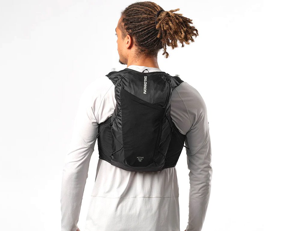 Mochila de Hidratação Salomon Act Skin 12 No Flakes Black/Metal