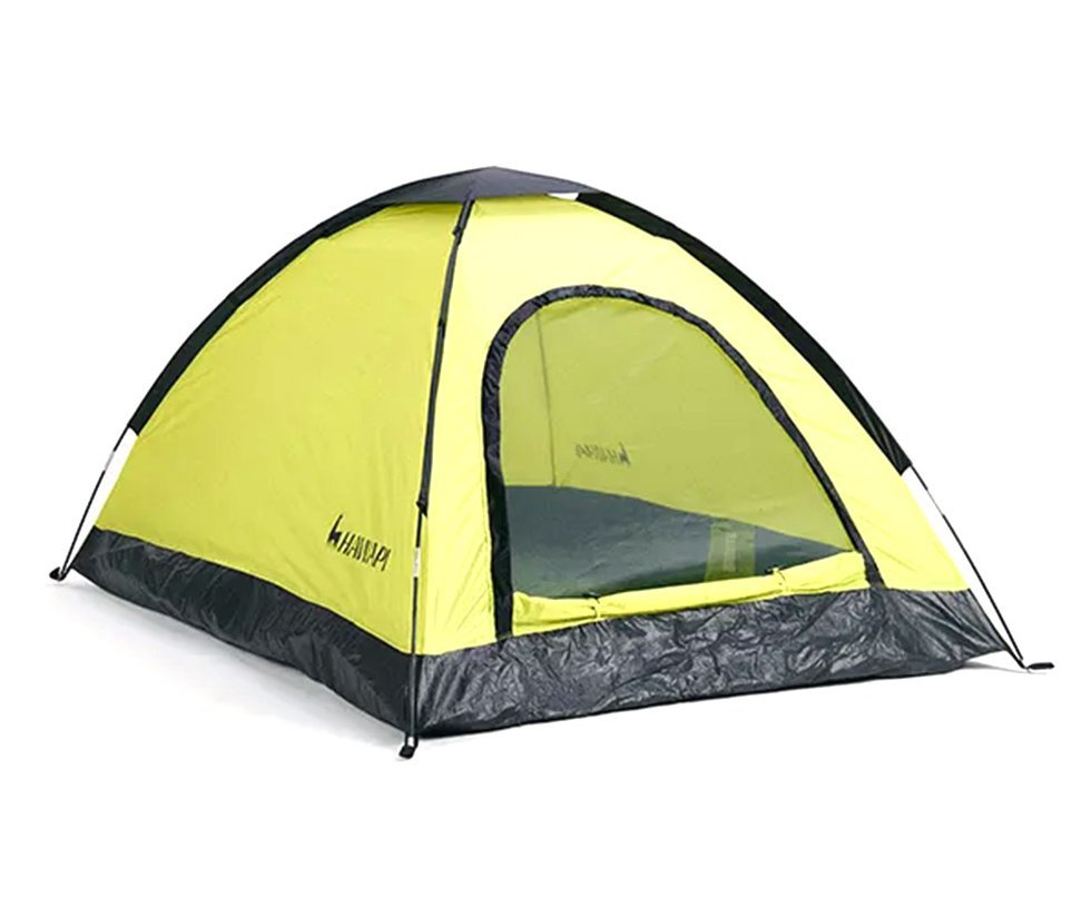 Barraca camping Hawapi Yunka 2 Pessoas 1000mm Verde Limão