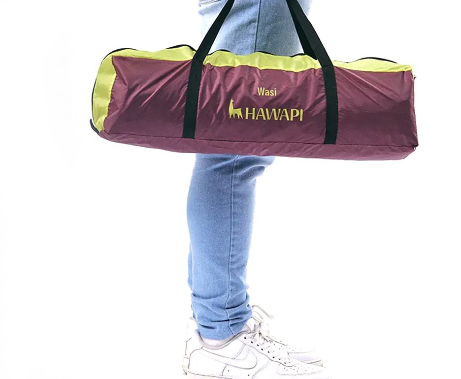 Barraca Hawapi Wasi 2 Pessoas 2500mm Sobreteto e Avance Vinho