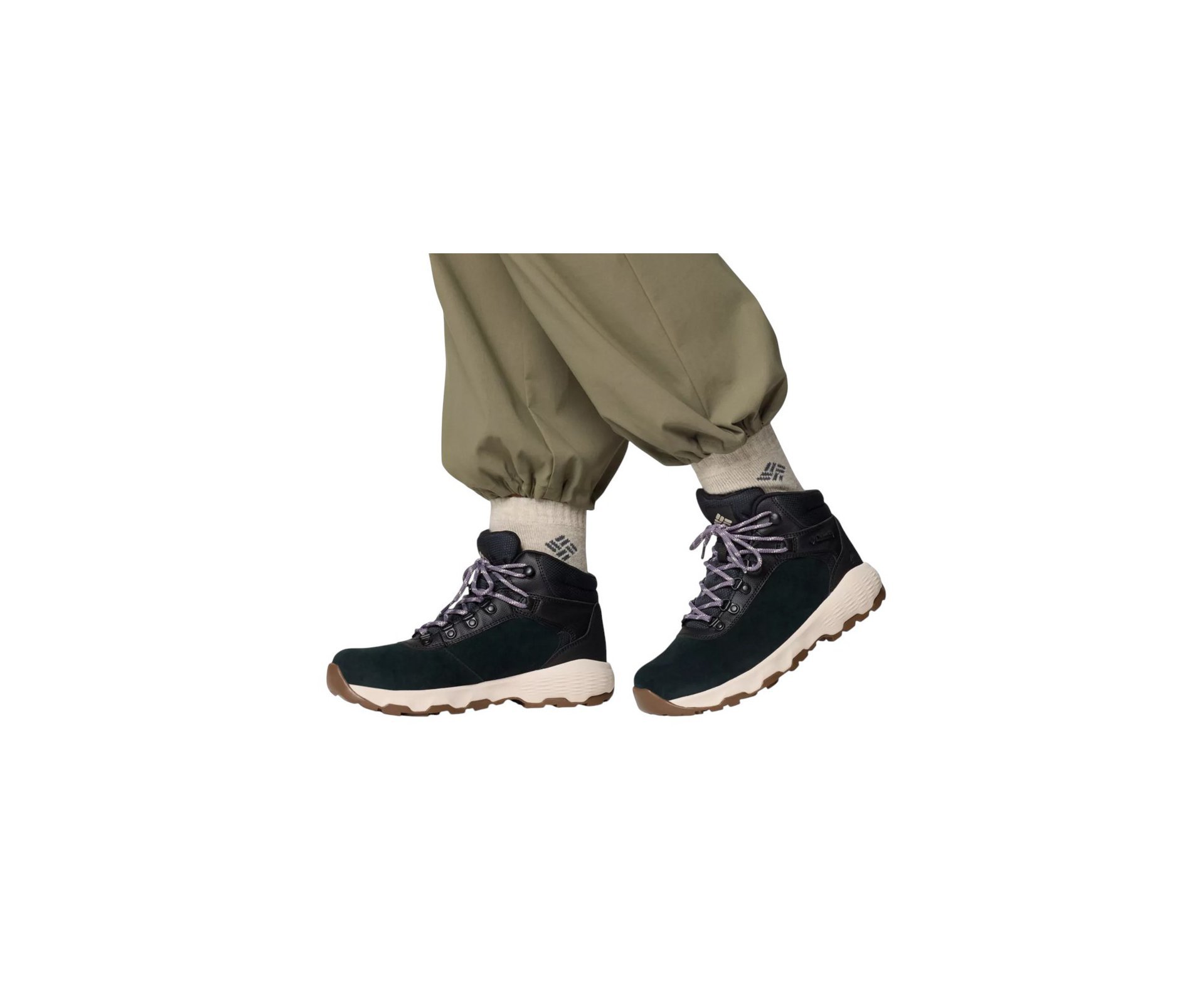 Bota Columbia Newton Wander Black/Granite Purple