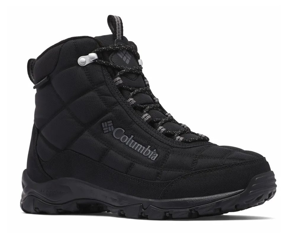 Bota Columbia Feminina Firecamp Neve - Black/City Grey