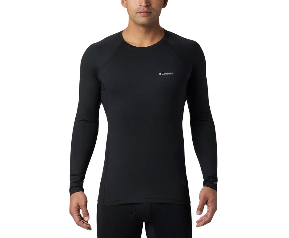 Blusa Térmica Columbia HeavyWeight Stretch Long Sleeve - Black