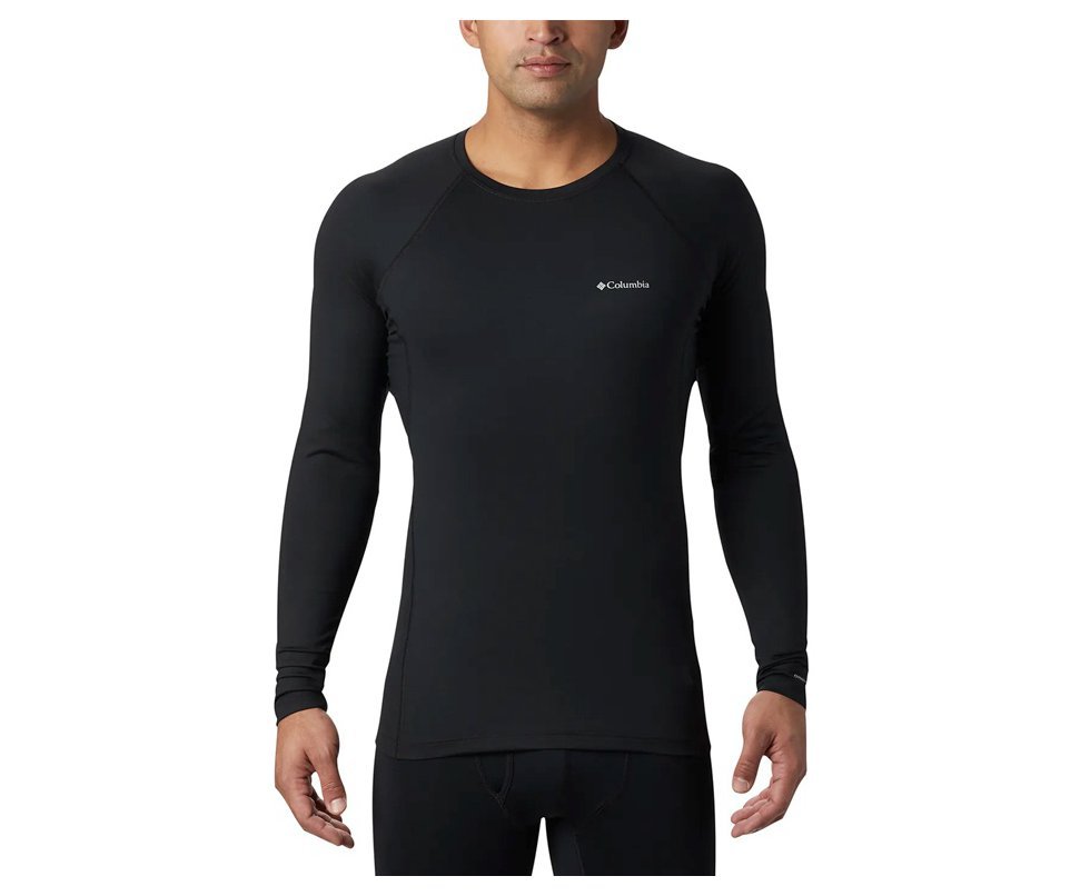 Blusa Térmica Columbia HeavyWeight Stretch Long Sleeve - Black