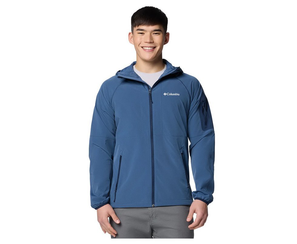 Jaqueta Columbia Tall Heights II Hooded Soft Masculina - Dark Mountain