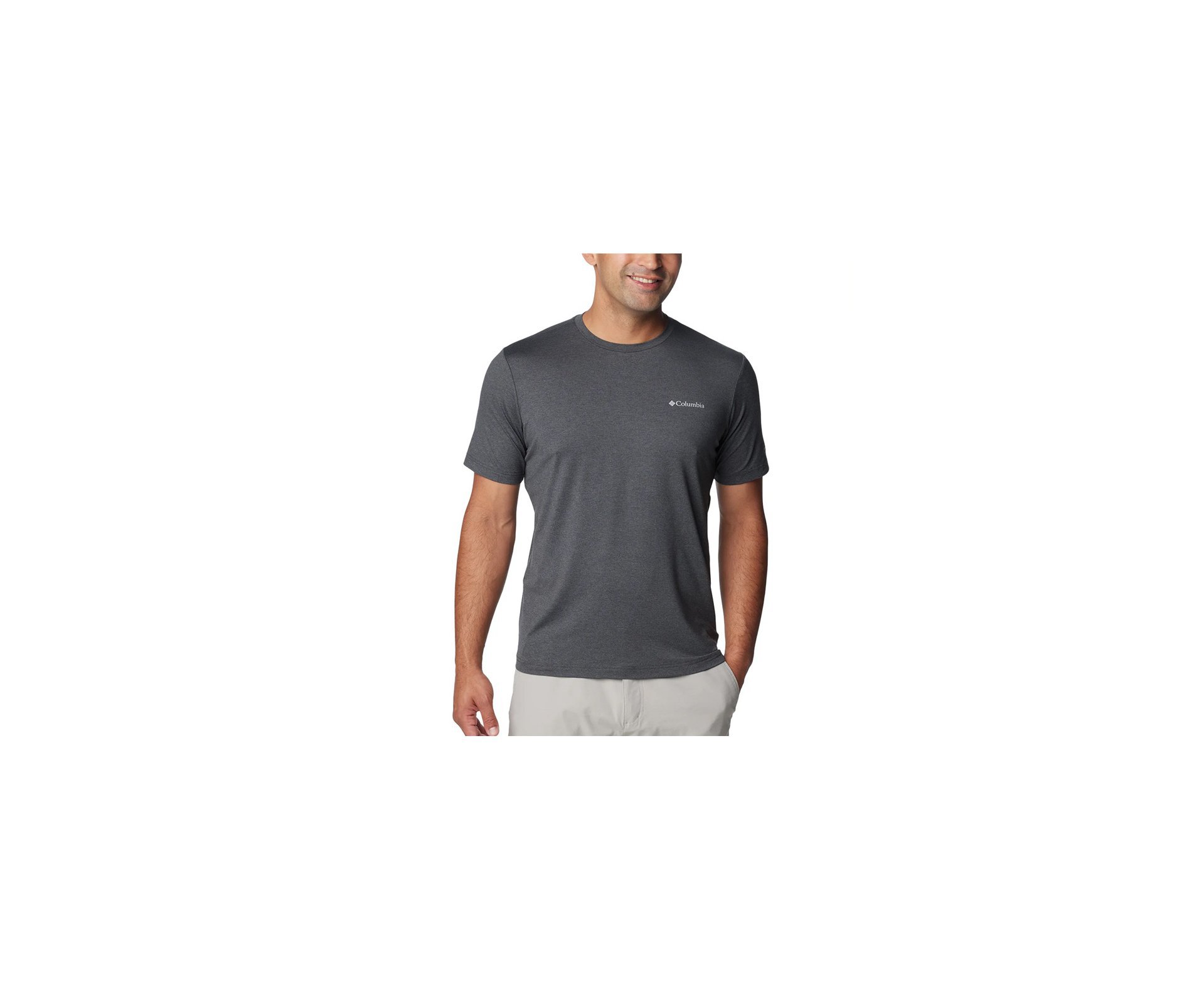 Camiseta Columbia Tech Trail Crew Neck II Shark Heather