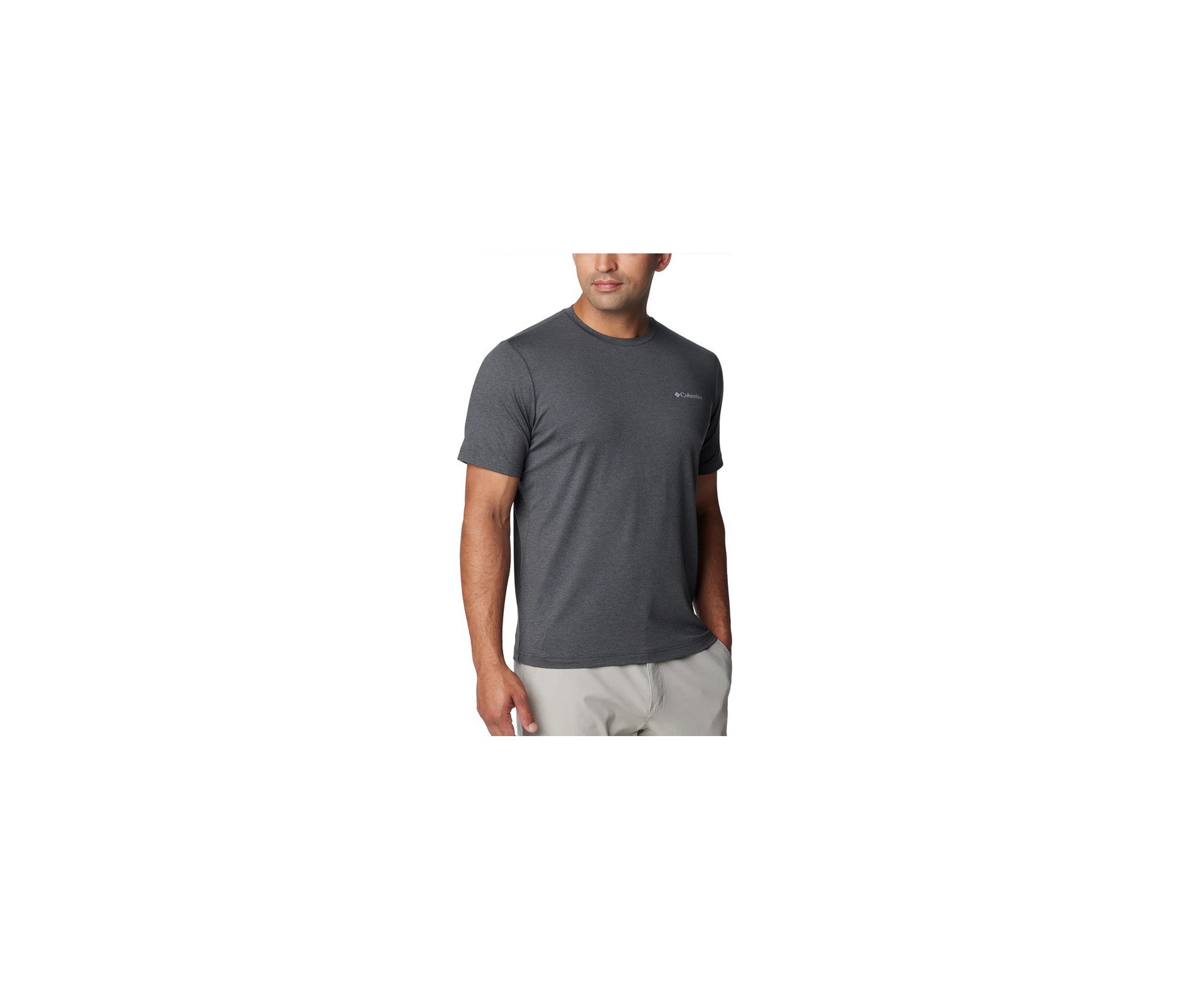 Camiseta Columbia Tech Trail Crew Neck II Shark Heather