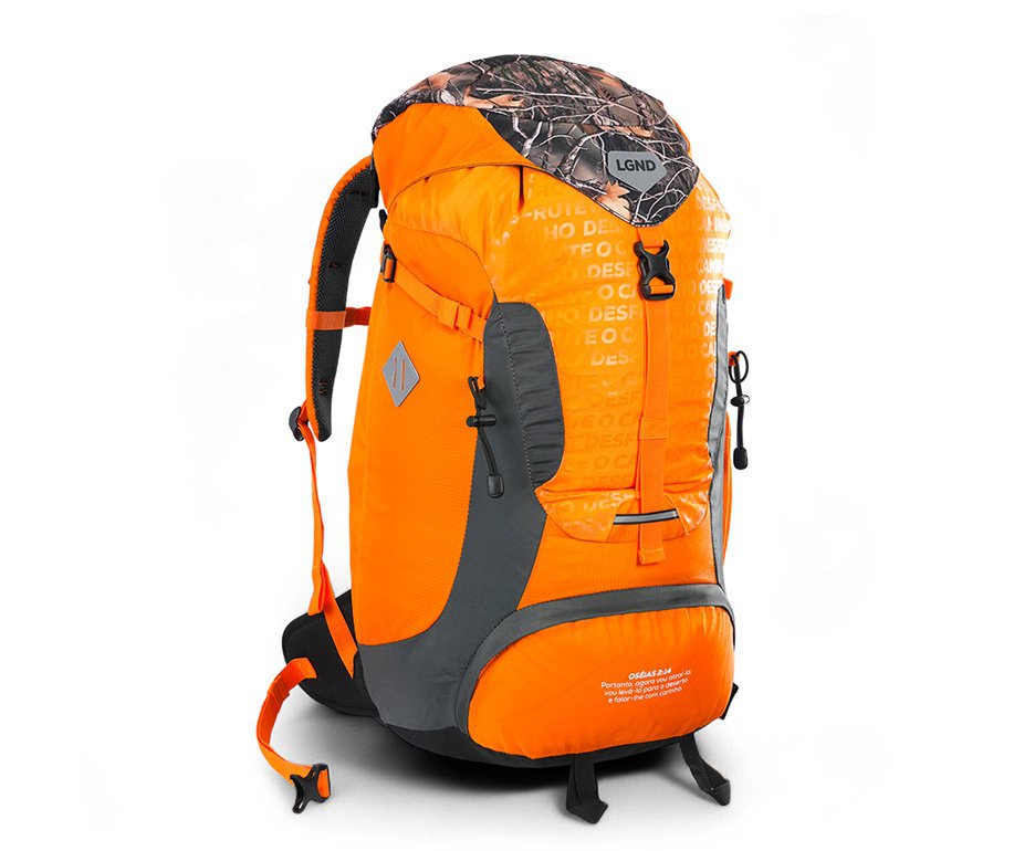 Mochila Guará Legendários 50L Laranja - NTK