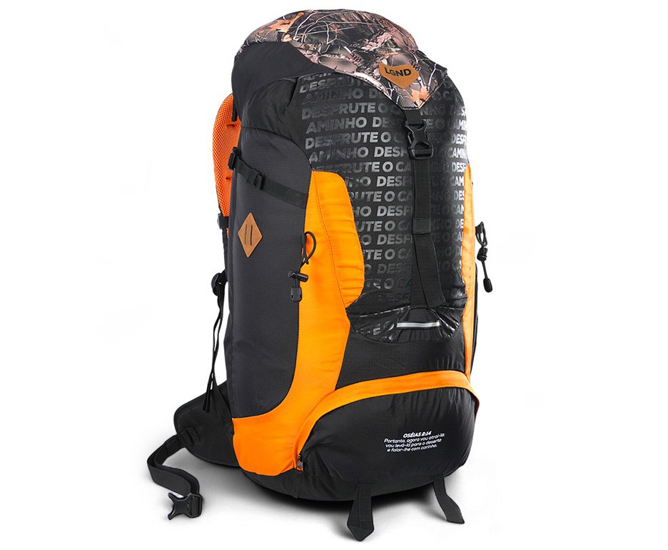 Mochila Guará Legendários 50L Preto - NTK