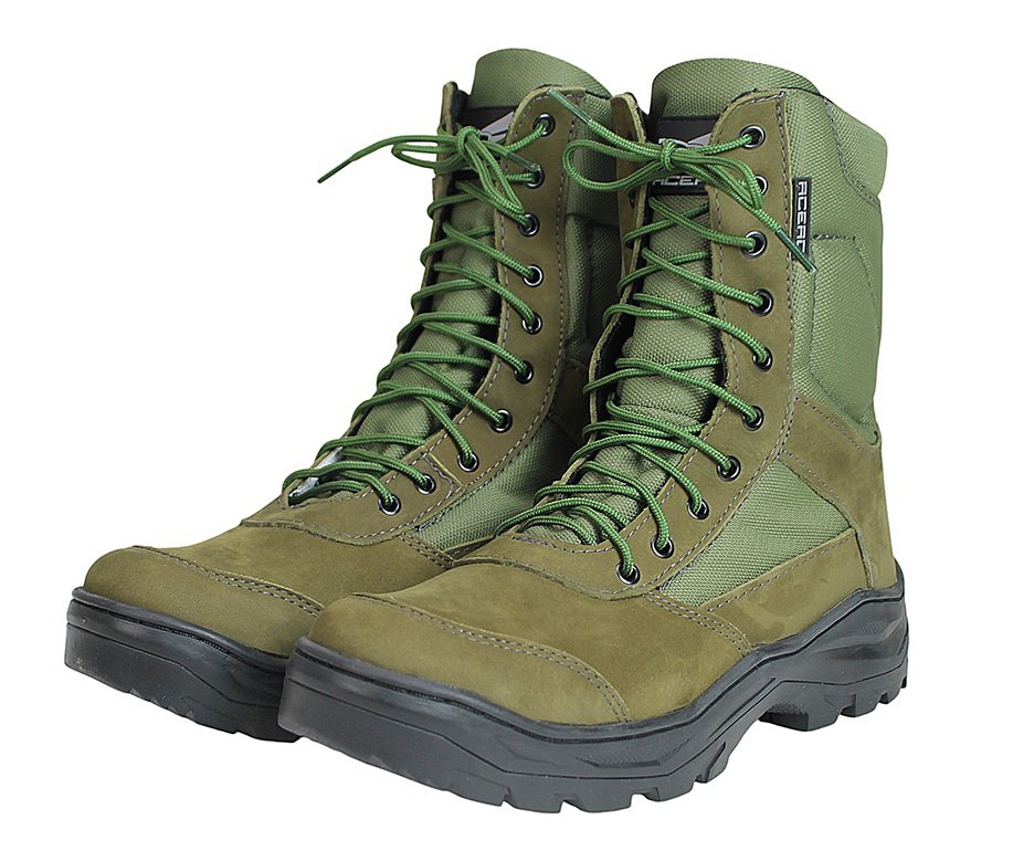 Bota Coturno Acero Selva Nobuck Padrão EB Verde Oliva