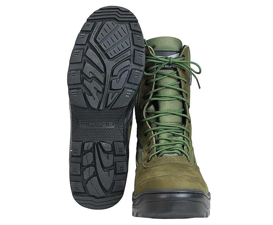 Bota Coturno Acero Selva Nobuck Padrão EB Verde Oliva Zíper