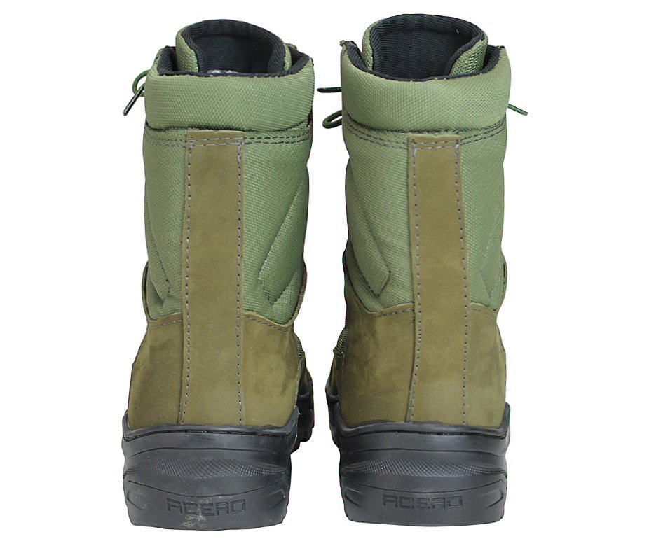 Bota Coturno Acero Selva Nobuck Padrão EB Verde Oliva Zíper