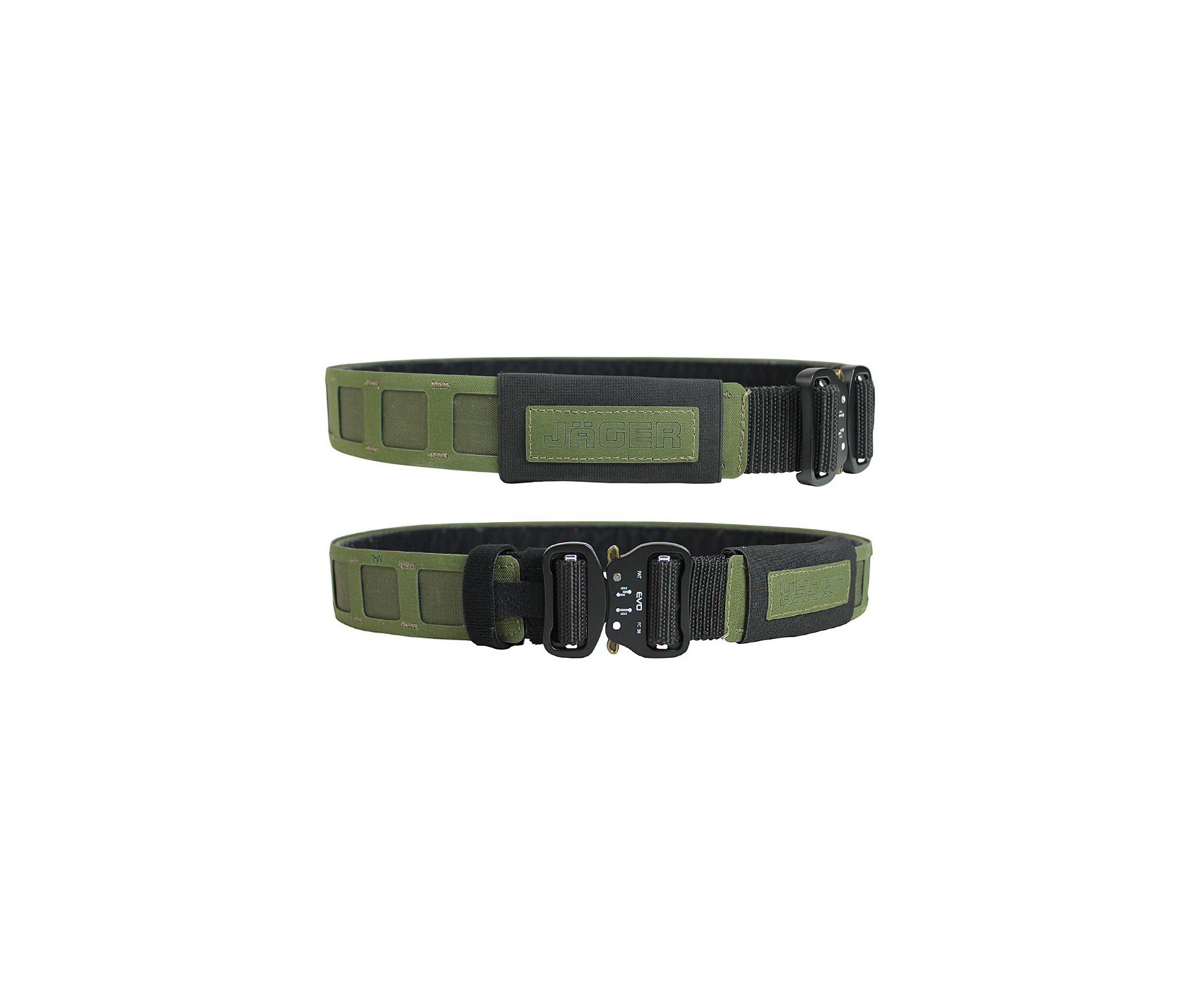 Cinto Evo Tactical Jager Outer Belt 2.0 Tático Militar M-G 112cm - Verde