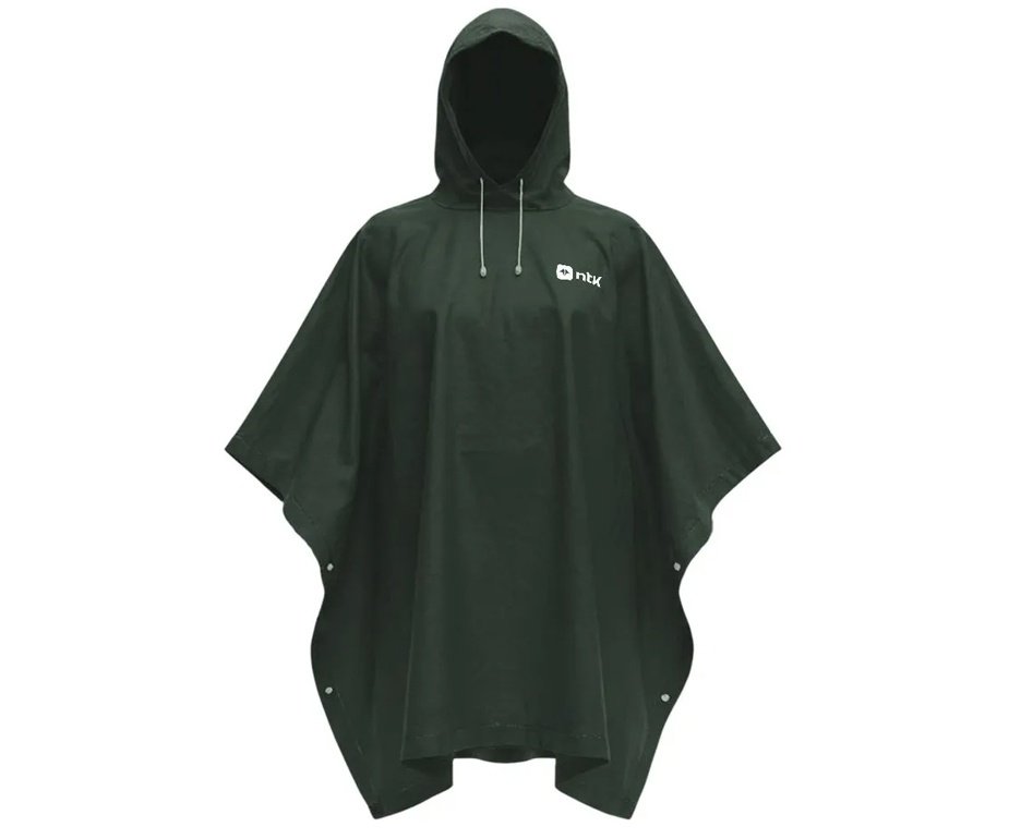 Capa de Chuva Poncho Compacto Impermeável NTK - Verde
