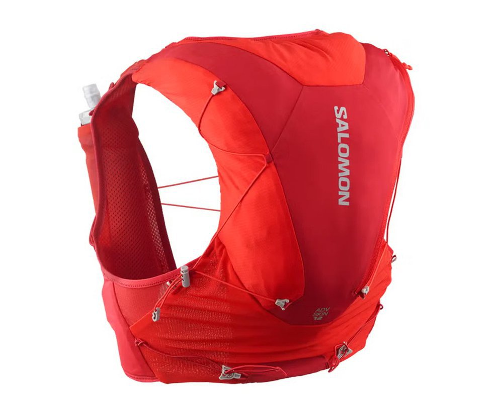 Mochila Salomon Adv Skin 12 Set Flame Scarlet/Haute Vermelha
