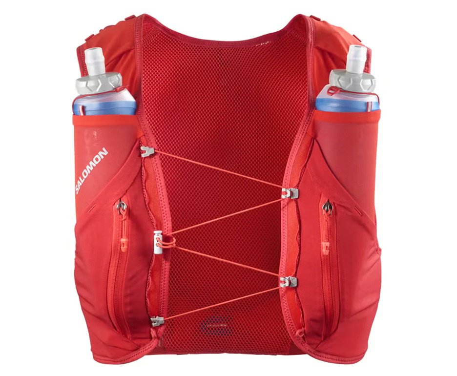 Mochila Salomon Adv Skin 12 Set Flame Scarlet/Haute  Vermelha