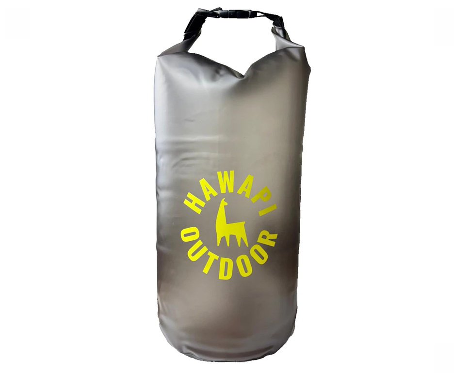 Saco Estanque Hawapi 30L Translúcido Cinza