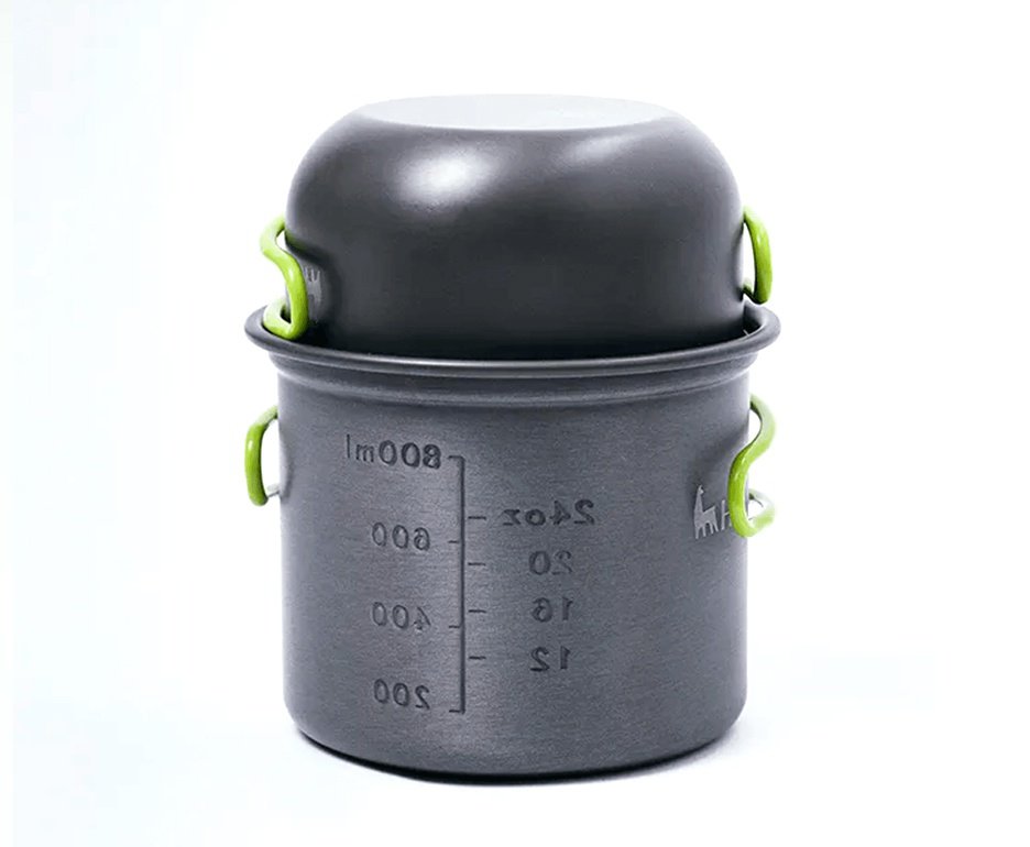 Conjunto de Panelas com 2 Peças Verde Limão Hawapi