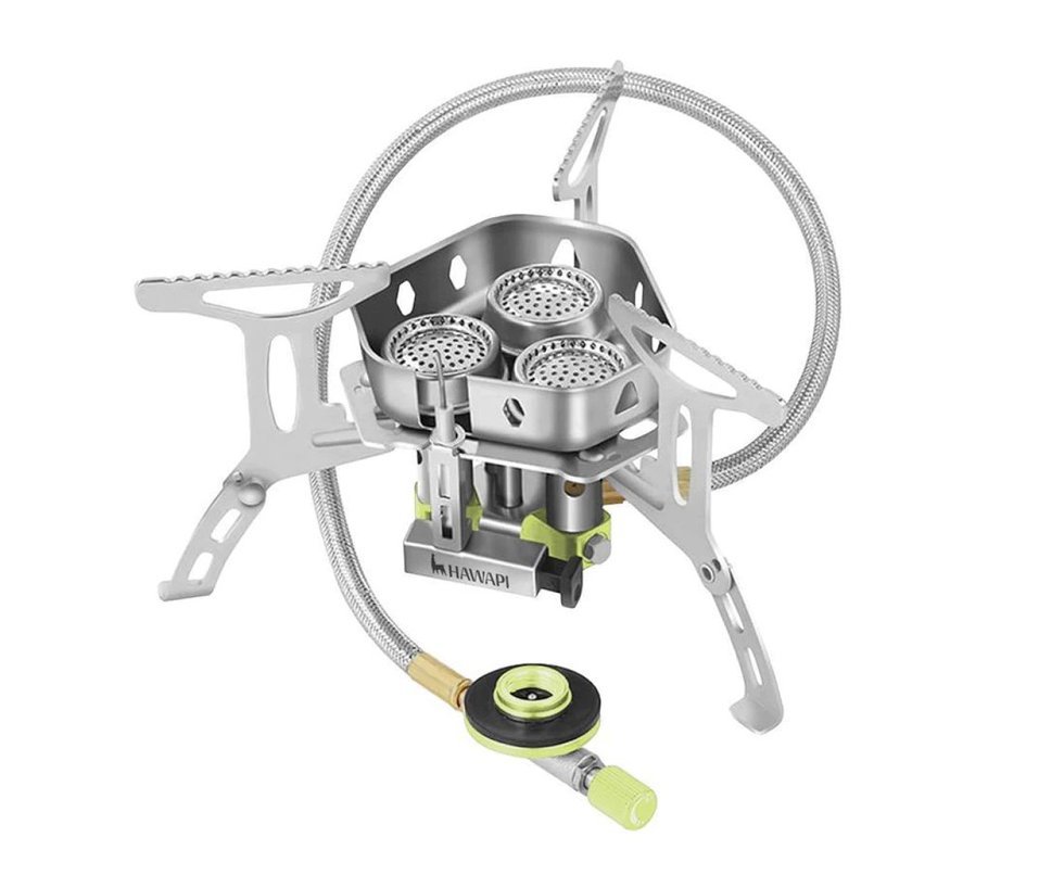O Fogareiro Hawapi 6800W de média potência com mangueira de aço