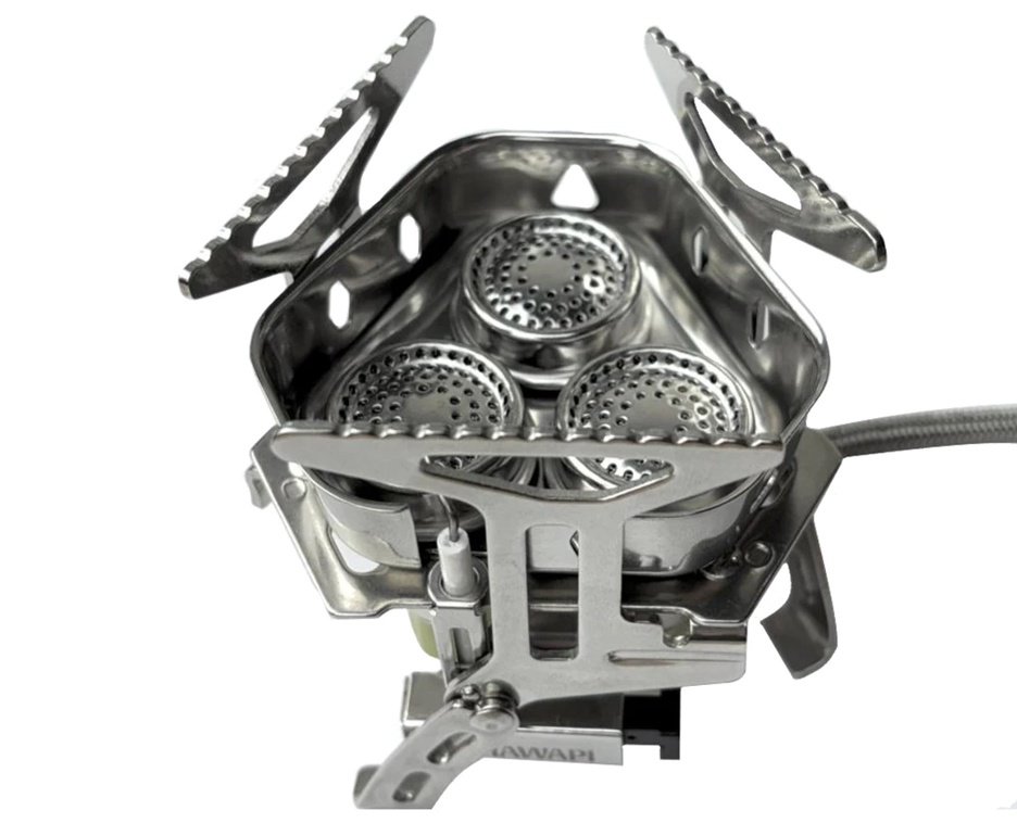 O Fogareiro Hawapi 6800W de média potência com mangueira de aço