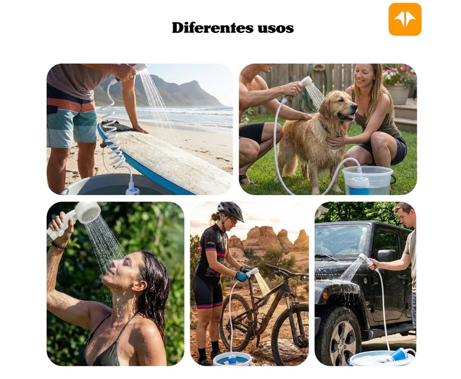 Chuveiro Portatil Tucano - Nautika