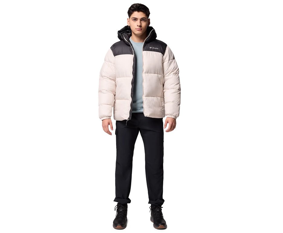 Jaqueta Columbia Puffect II Hooded Dark Stone/Shark