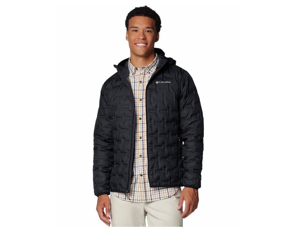 Jaqueta Delta Ridge II Down Hooded Black