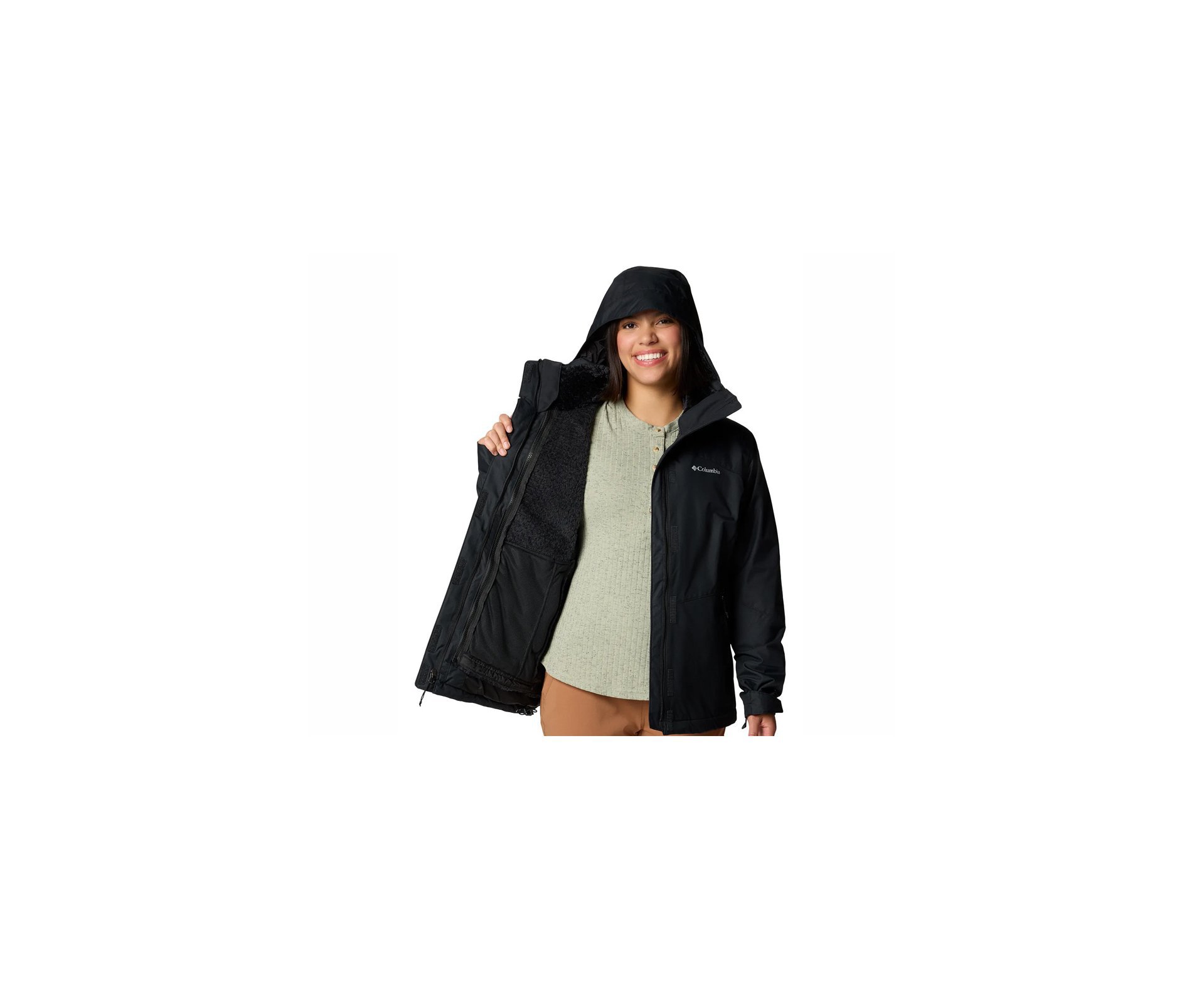 Blusa Columbia Bugaboo III Fleece Interchange Black
