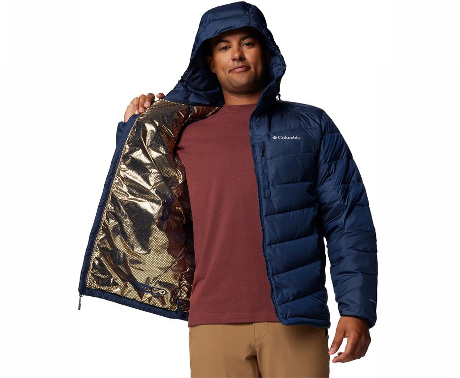 Jaqueta Columbia Masculina Labyrinth Loop II Hooded Dark Mountain/ Colle