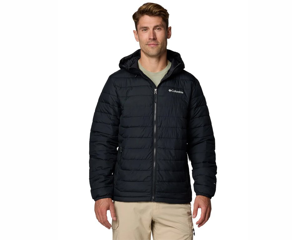 Jaqueta Columbia Masculina Powder Lite II Hooded - Black