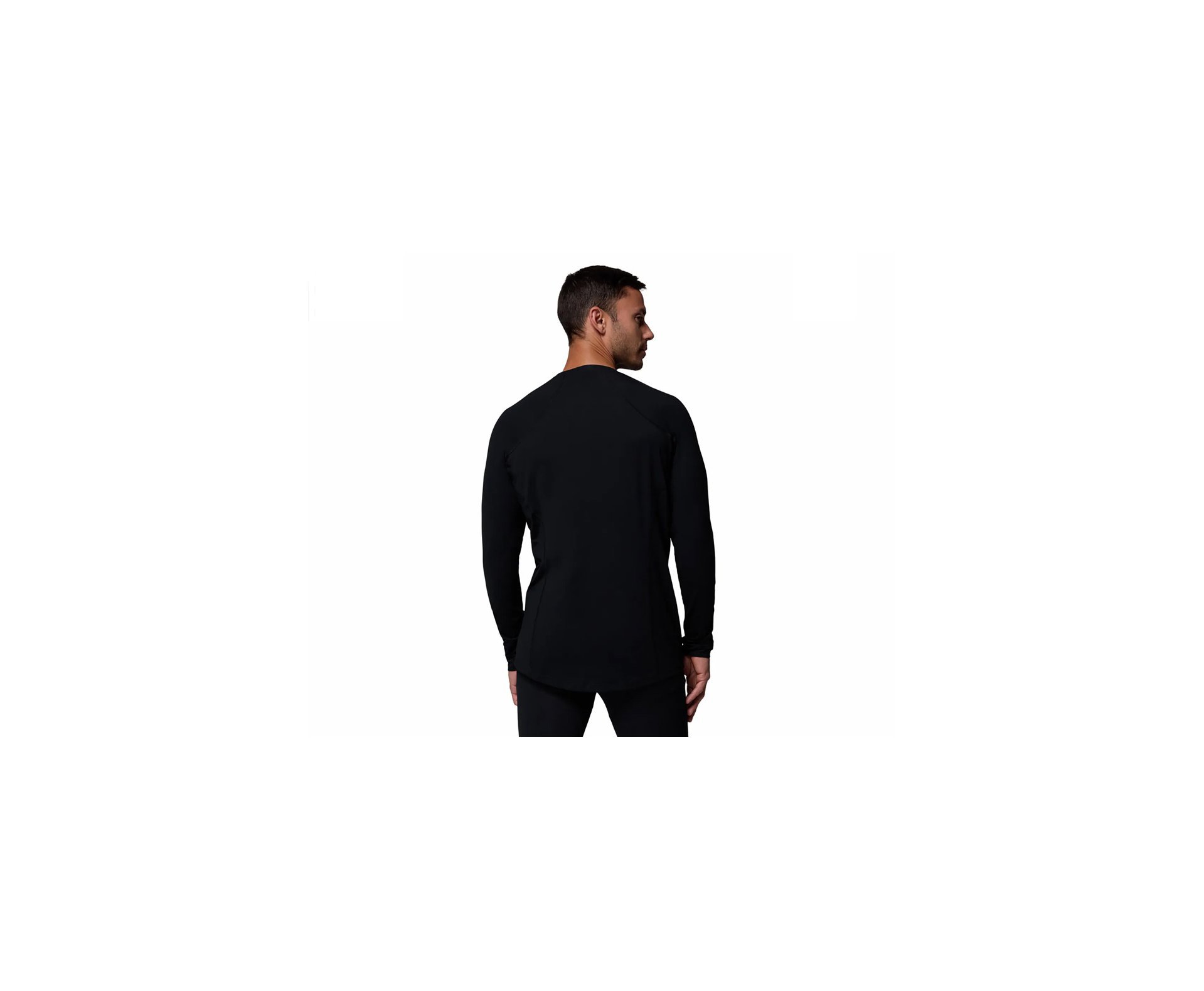 Blusa Columbia Masculina Baselayer Midweight Stretch Long Sleeve Top - Black