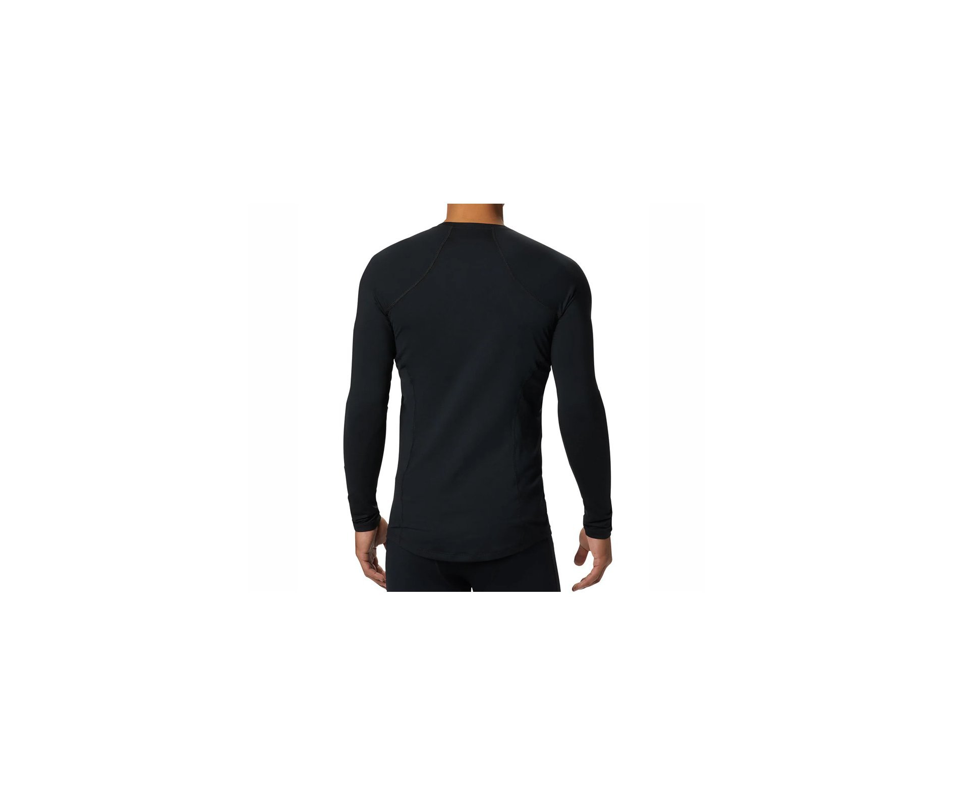 Blusa Columbia Masculina Baselayer Midweight Stretch Long Sleeve Top - Black