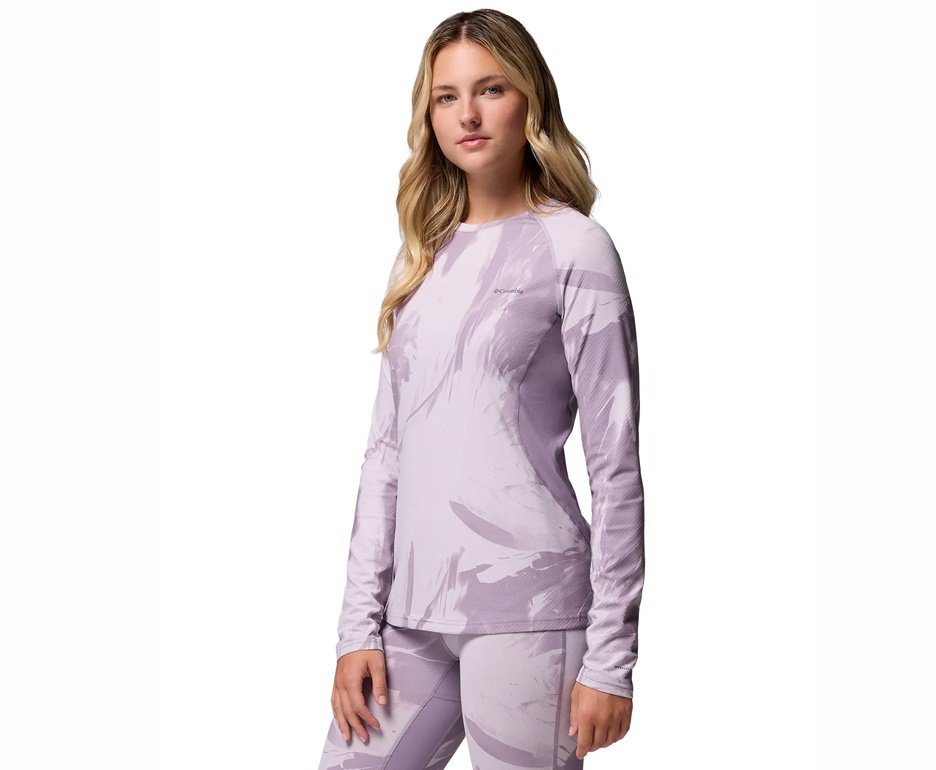 Blusa Columbia Felinina Omni-Heat Infinity Tight Shale - Purple Snowfli