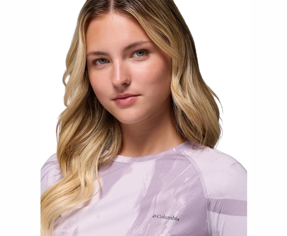 Blusa Columbia Felinina Omni-Heat Infinity Tight Shale - Purple Snowfli