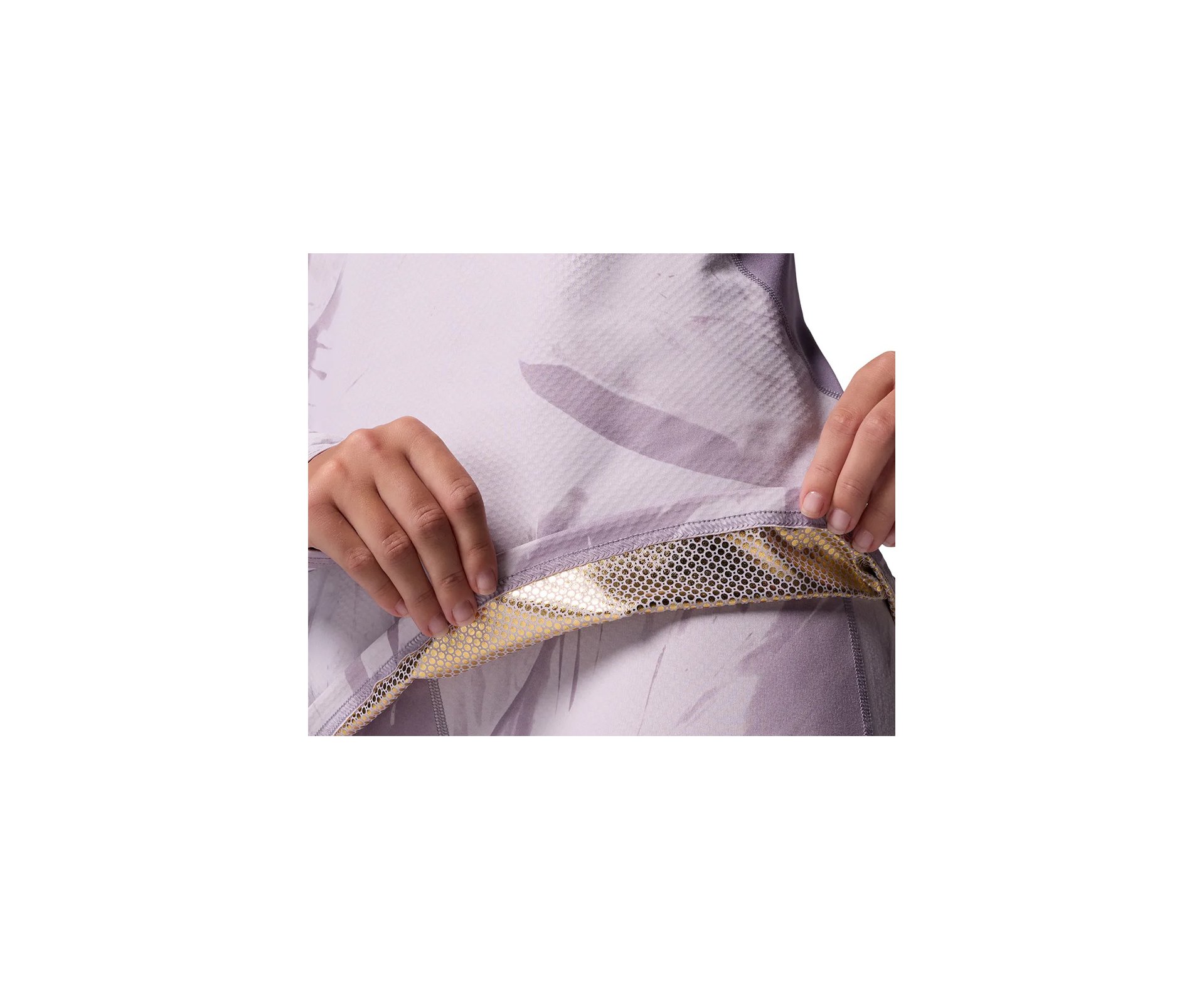 Blusa Columbia Felinina Omni-Heat Infinity Tight Shale - Purple Snowfli