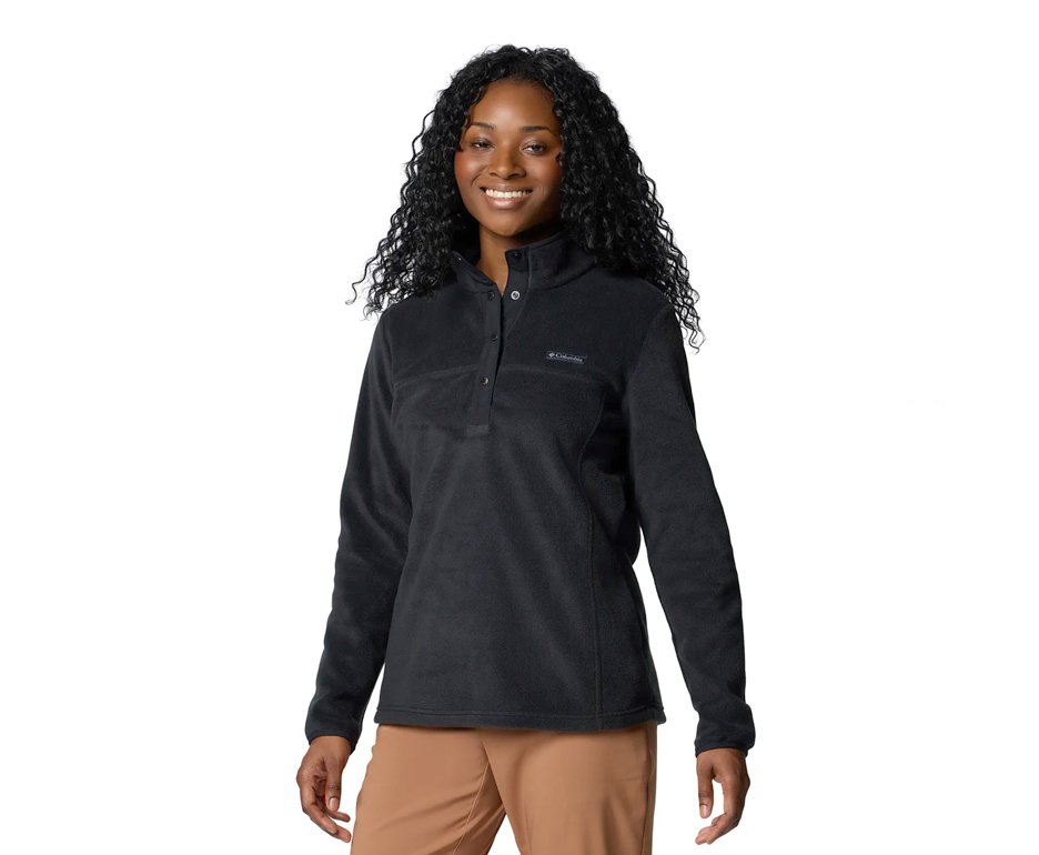 Jaqueta Fleece Columbia Feminina Benton Springs 1/2 Snap Pull Over II