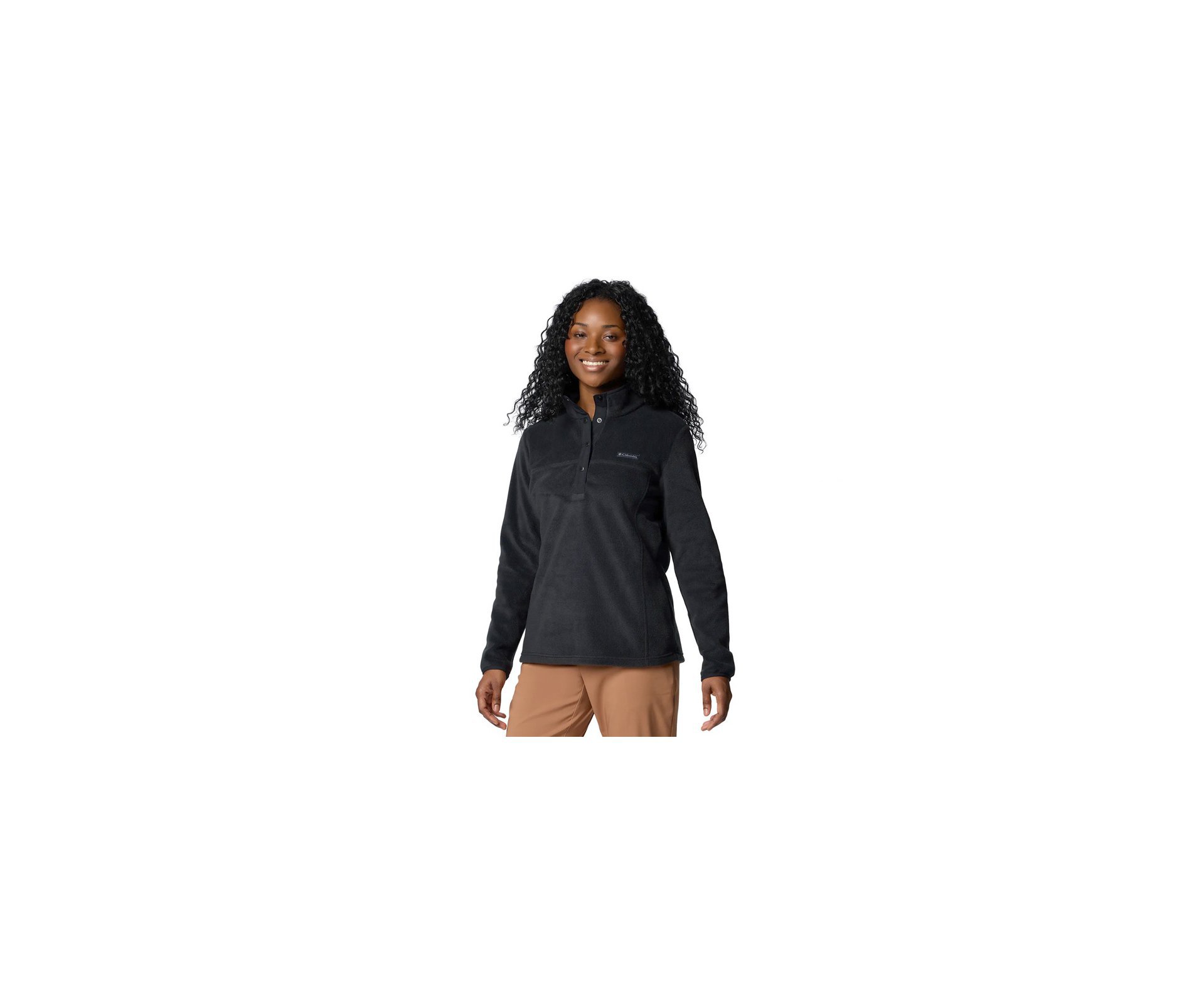 Jaqueta Fleece Columbia Feminina Benton Springs 1/2 Snap Pull Over II